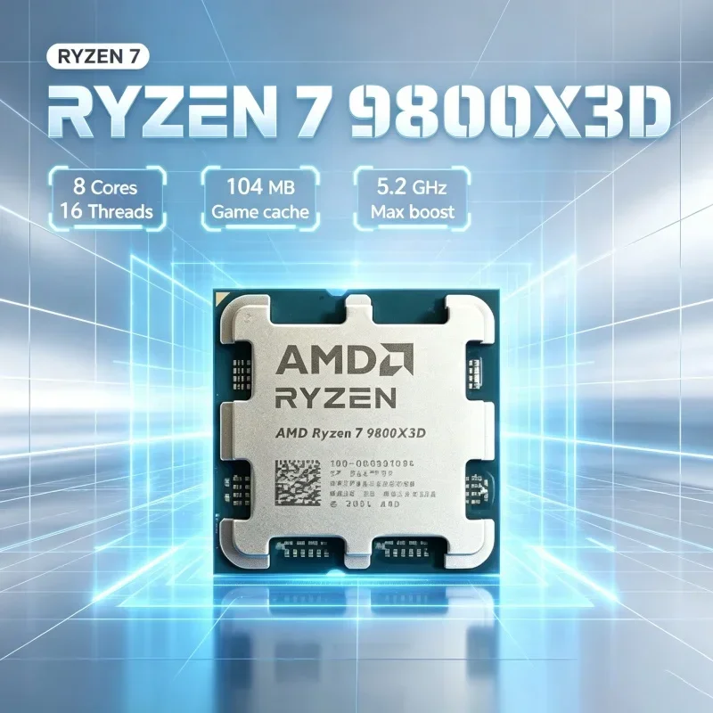 Amd Cpu Ryzen 7 - Hoge prestaties AMD Ryzen 7 9800X3D