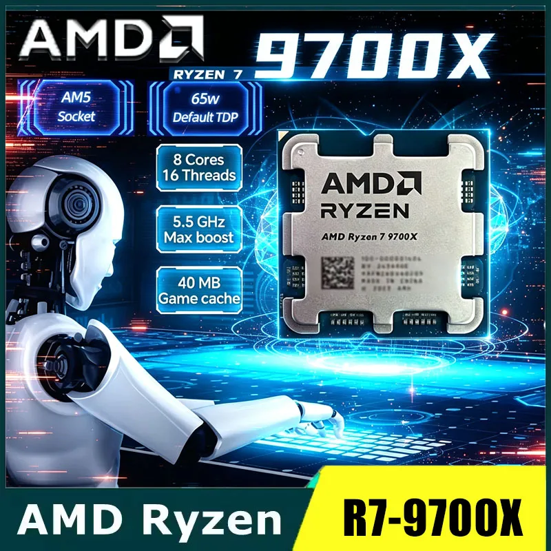 Amd Cpu Ryzen 7 - AMD Ryzen 7 9700X CPU-processor 3,8