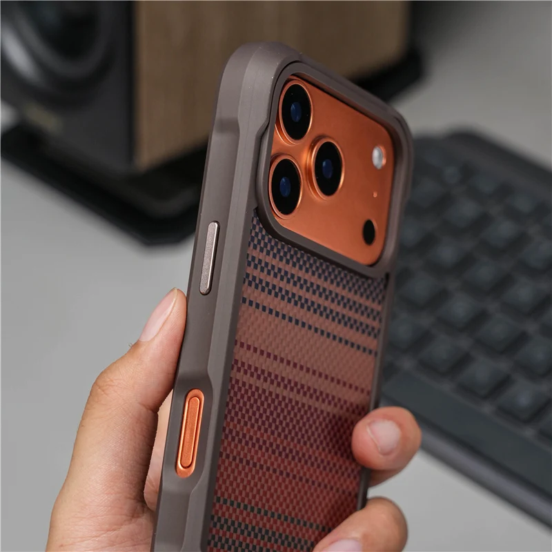 Tech Accessories Hard Case - Originele Geometrische Tech Geweven Magnetische Case