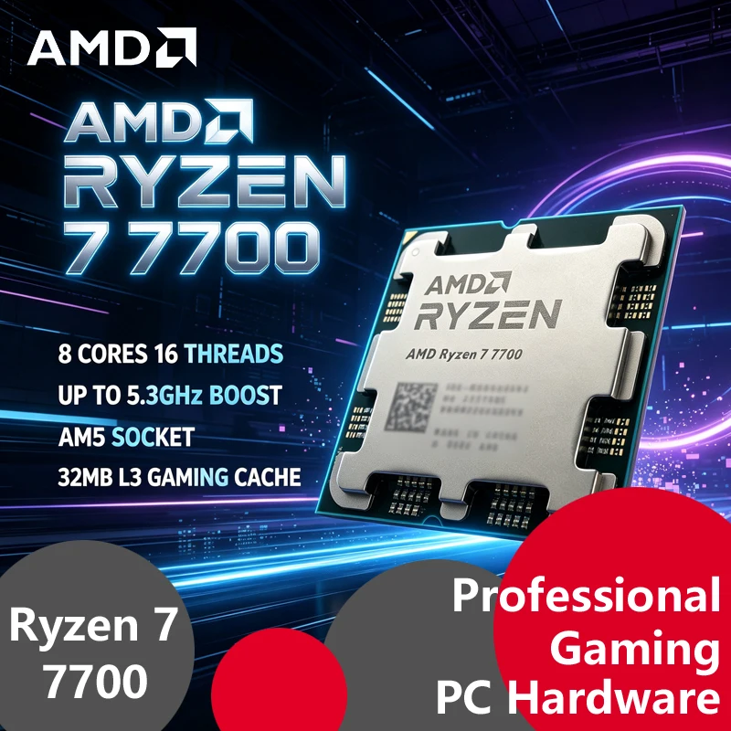Amd Cpu Ryzen 7 - AMD Ryzen 7 7700 Ontgrendelde Tray