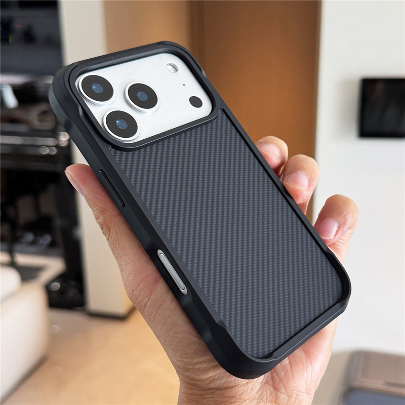Tech Accessories Hard Case - MagSafe Originele Tech Geweven Carbon Fiber