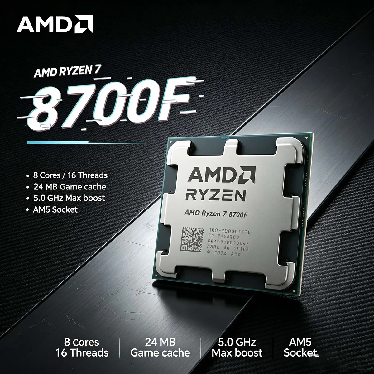 AMD R7 8700F Ryzen 7 8700F CPU - Amd Cpu Ryzen 7 recensie en prijs
