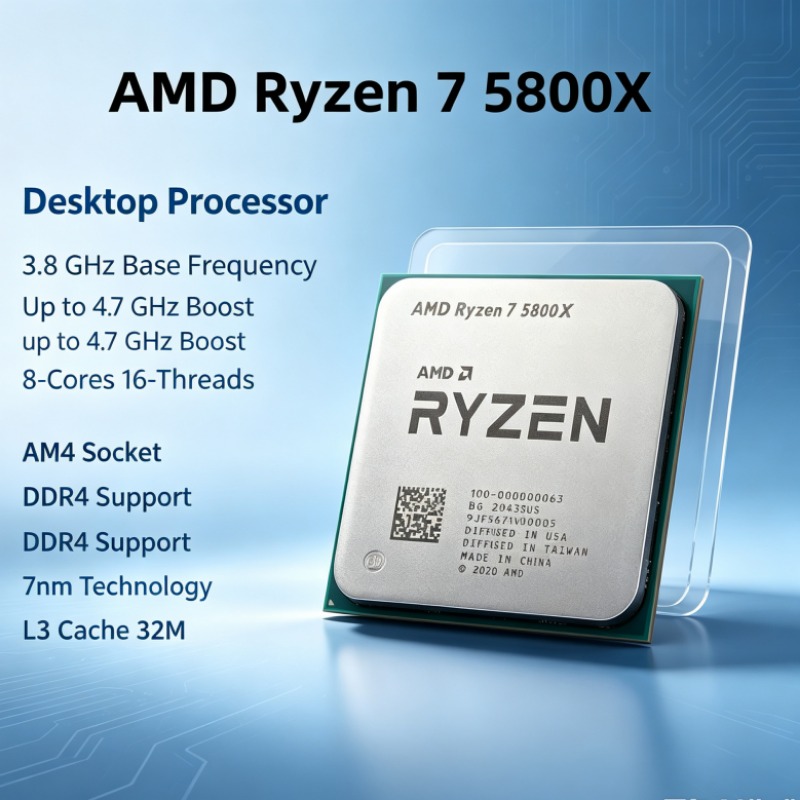 AMD Ryzen 7 5800X R7 5800X Des - Amd Cpu Ryzen 7 recensie en prijs