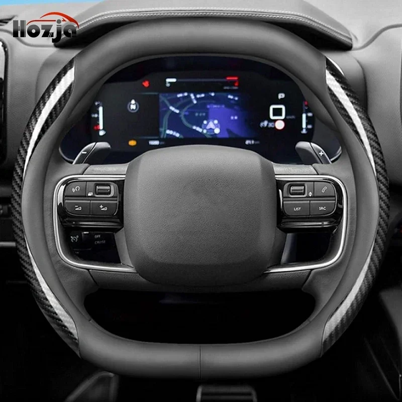 Leather Car Steering Wheel Cov - Tech Accessories Hub recensie en prijs