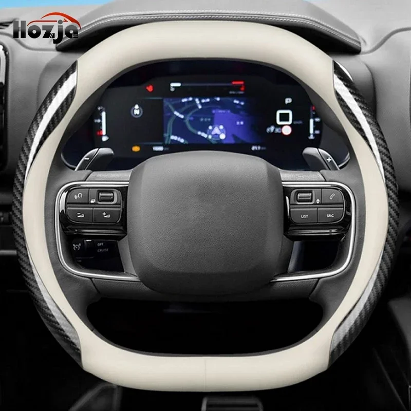 Leather Car Steering Wheel Cov - Tech Accessories Hub recensie en prijs