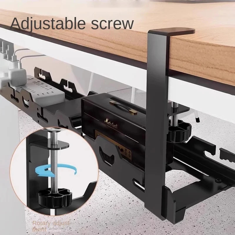 Telescopisch opbergrek onder d - Tech Accessories For Office Desk recensie en prijs