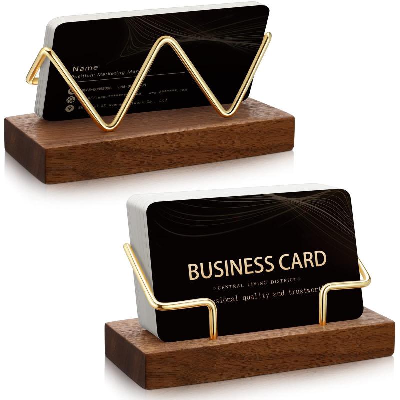 【A8】Houten visitekaartjeshoude - Tech Accessories For Office Desk recensie en prijs