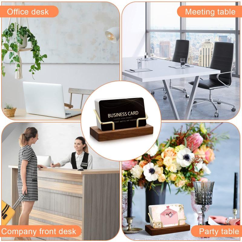 【A8】Houten visitekaartjeshoude - Tech Accessories For Office Desk recensie en prijs