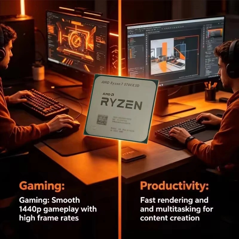 Ryzen 7 5700X3D AMD Desktop CP - Amd Cpu Ryzen 7 recensie en prijs