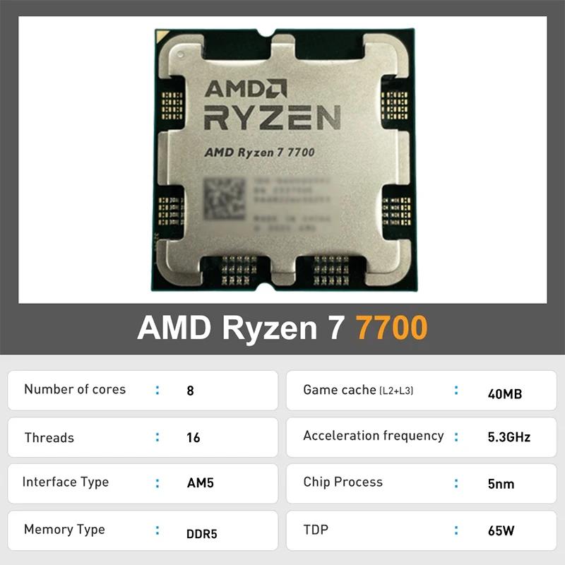 AMD Ryzen 7 7700 Ontgrendelde  - Amd Cpu Ryzen 7 recensie en prijs