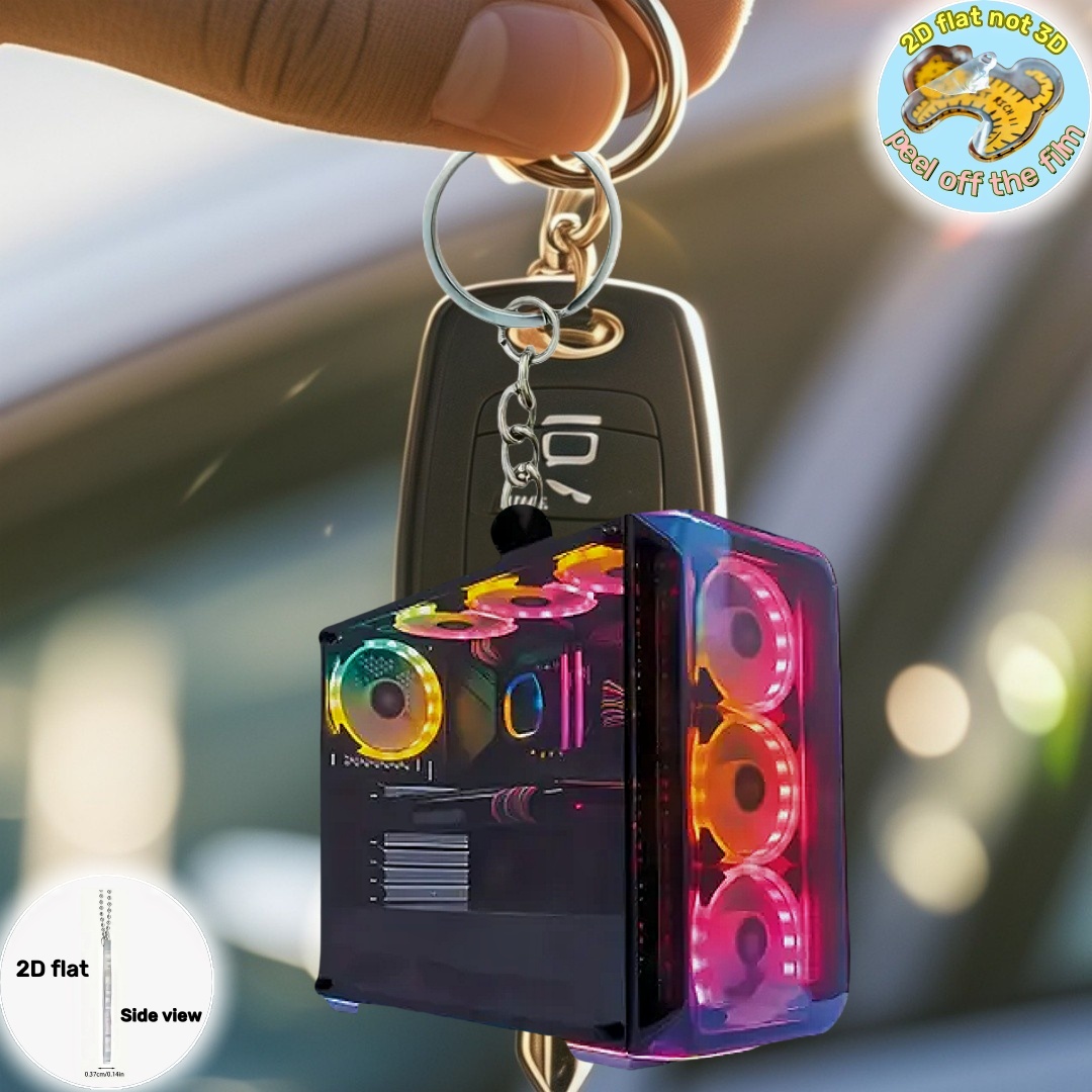 RGB Computer Host Hanger Sleut - Tech Keychain Accessories recensie en prijs