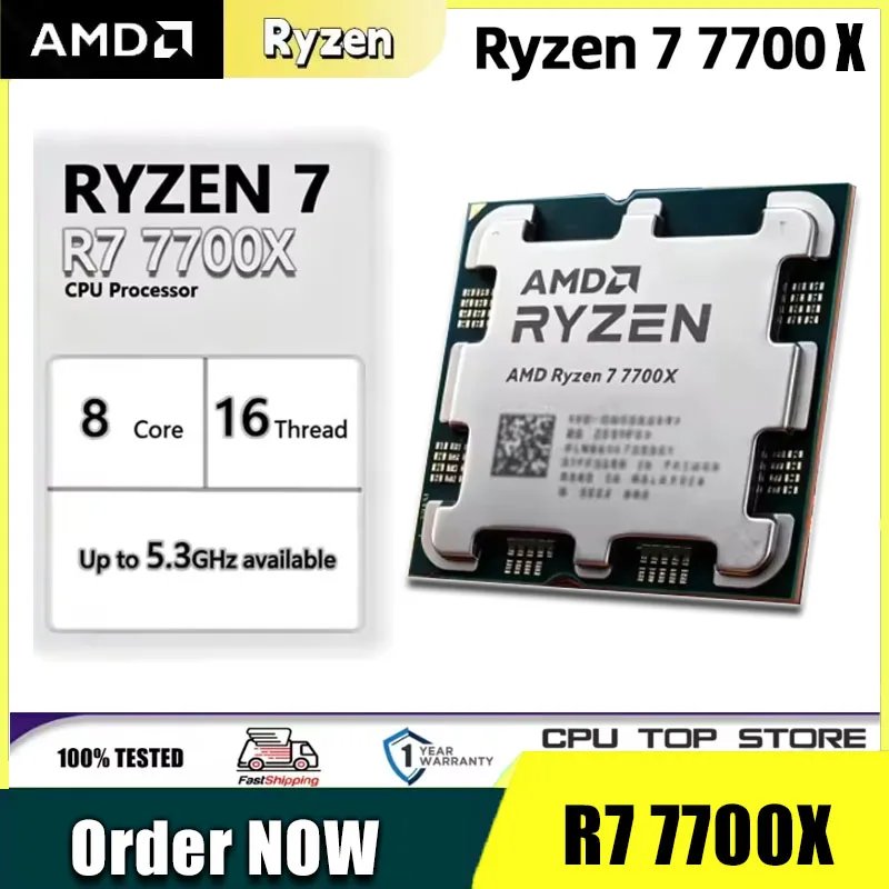 AMD Ryzen 7 7700 8-Core 16-Thr - Amd Cpu Ryzen 7 recensie en prijs